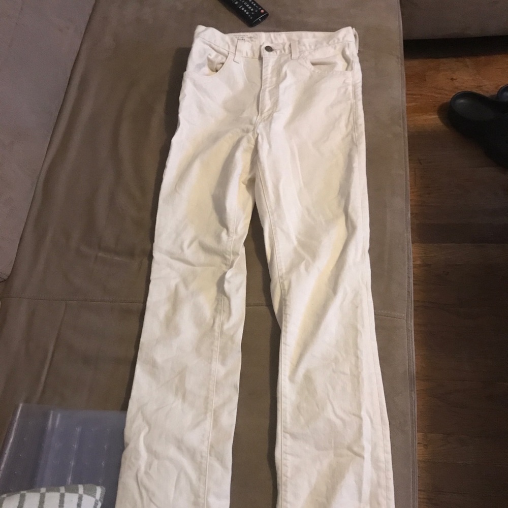 Imogene + Willie high-rise white/ivory jeans